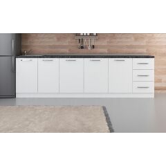 Minar 285 Cm Mutfak Dolabı Beyaz 285-B1-Alt Modül