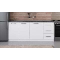 Minar 195 Cm Mutfak Dolabı Beyaz 195-B1 -Alt Modül