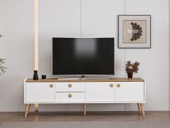 Mitra Tv Ünitesi - Beyaz/Artisan