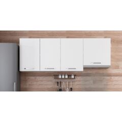 Minar 200 Cm Mutfak Dolabı Beyaz 200-B4-Üst Modül