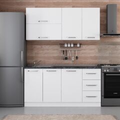 Minar 165 Cm Mutfak Dolabı Beyaz 165-B2