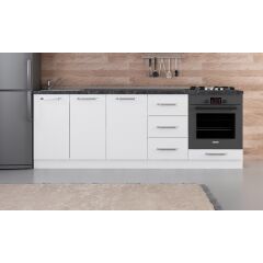 Minar 230 Cm Mutfak Dolabı Beyaz 230-B6-Alt Modül