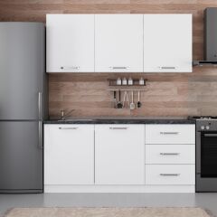 Minar 180 Cm Mutfak Dolabı Beyaz 180-B1