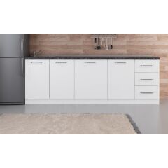 Minar 245 Cm Mutfak Dolabı Beyaz 245-B1-Alt Modül