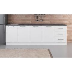 Minar 260 Cm Mutfak Dolabı Beyaz 260-B2-Alt Modül