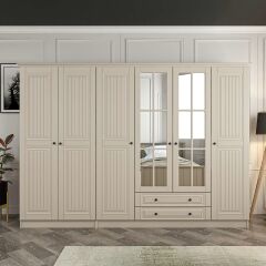 Kale 6 Kapaklı 2Ç Taçlı Dolap Kumtaşı Mebran İlkbahar Kumtaşı