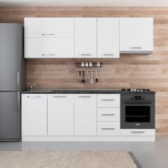 Minar 230 Cm Mutfak Dolabı Beyaz 230-B5