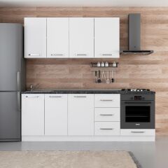 Minar 230 Cm Mutfak Dolabı Beyaz 230-B6