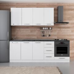 Minar 235 Cm Mutfak Dolabı Beyaz 235-B3