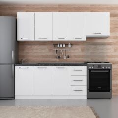 Minar 235 Cm Mutfak Dolabı Beyaz 235-B4