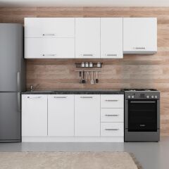 Minar 235 Cm Mutfak Dolabı Beyaz 235-B7