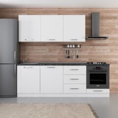 Minar 240 Cm Mutfak Dolabı Beyaz 240-B7