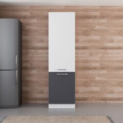 fak Boy Dolabı - Beyaz/Antrasit D60-A1