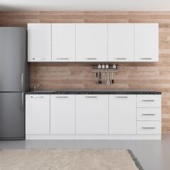 Minar 245 Cm Mutfak Dolabı Beyaz 245-B1