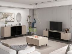 Minar Kale Plus Set1 Tv + Orta Sehpa + Aynalı Konsol