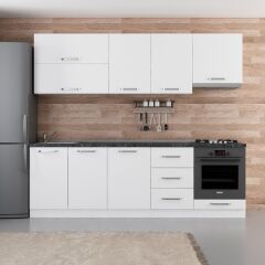 Minar 250 Cm Mutfak Dolabı Beyaz 250-B8