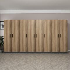 Kale 8 Kapaklı 2 Çekmeceli Dolap Antrasit Dore