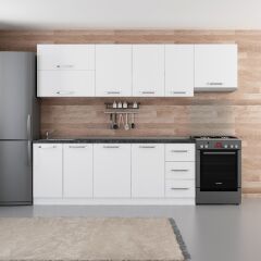 Minar 275 Cm Mutfak Dolabı Beyaz 275-B4