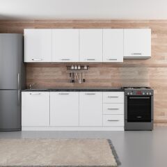 Minar 275 Cm Mutfak Dolabı Beyaz 275-B7