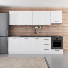 Minar 275 Cm Mutfak Dolabı Beyaz 275-B8