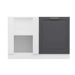 Minar Mutfak Modül Alt 1K1R 120Cm Köşe Dolap Byz Mebran C Ant