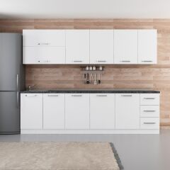 Minar 280 Cm Mutfak Dolabı Beyaz 280-B1