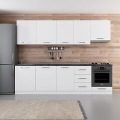 Minar 280 Cm Mutfak Dolabı Beyaz 280-B5