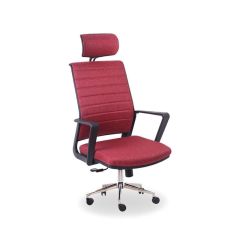 Gardena Bordo Kumaş Yönetici Koltuğu