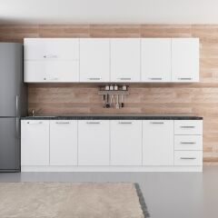 Minar 285 Cm Mutfak Dolabı Beyaz 285-B1