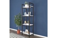 Beyza Metal Kitaplık Beyaz