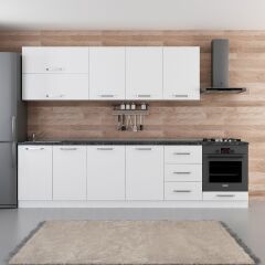 Minar 300 Cm Mutfak Dolabı Beyaz 300-B7