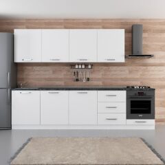 Minar 300 Cm Mutfak Dolabı Beyaz 300-B10