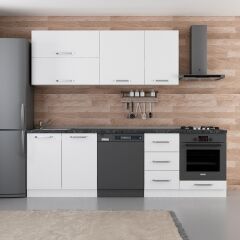 Minar 255 Cm Mutfak Dolabı Beyaz 255-B14