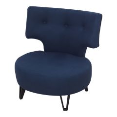 Smoky Blue Berjer Ofis Bekleme Koltuk