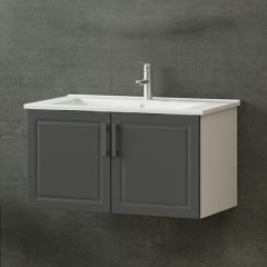 Minar Banyo Dolabı Alt 85Cm As2K+Etj Beyaz