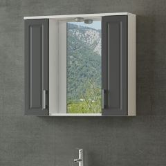 Minar Banyo Dolabı Üst 85Cm 2K1A Beyaz