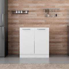 Minar Mutfak Alt Modül 2K1R 80Cm Dolap Beyaz - B1