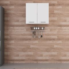 Minar Mutfak Üst Modül 2Dk1R 80Cm Dolap Beyaz - B1