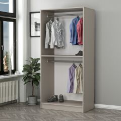 Kale 2 Bölmeli Giyinme Dolabı Kumtaşı